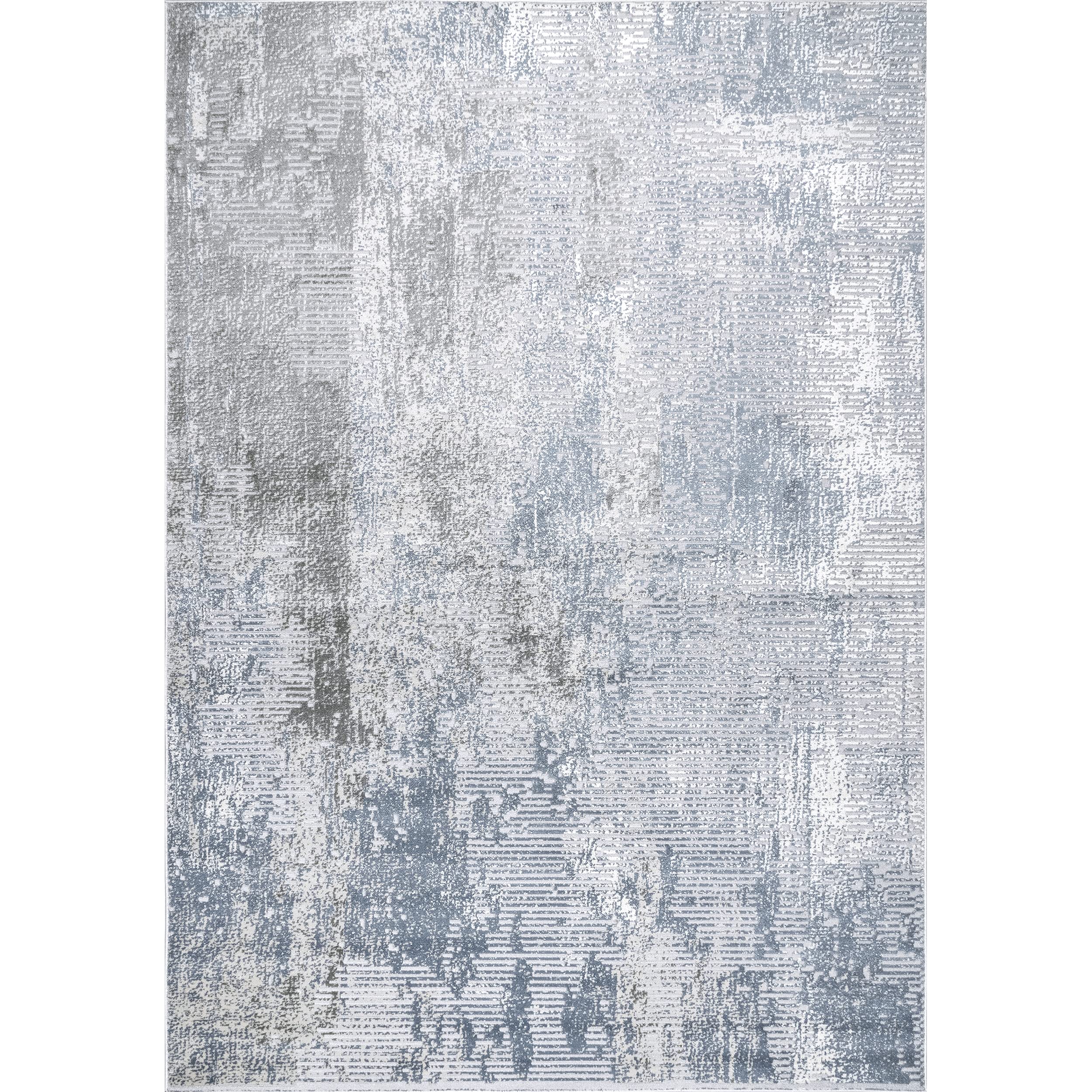 nuLOOM Alice Abstract 9x12 Area Rug - Soft Modern Blue Ivory Carpet for Living Room, Bedroom, Dining Room & Kitchen | Perfect for Home Decor, Office & High Traffic Areas