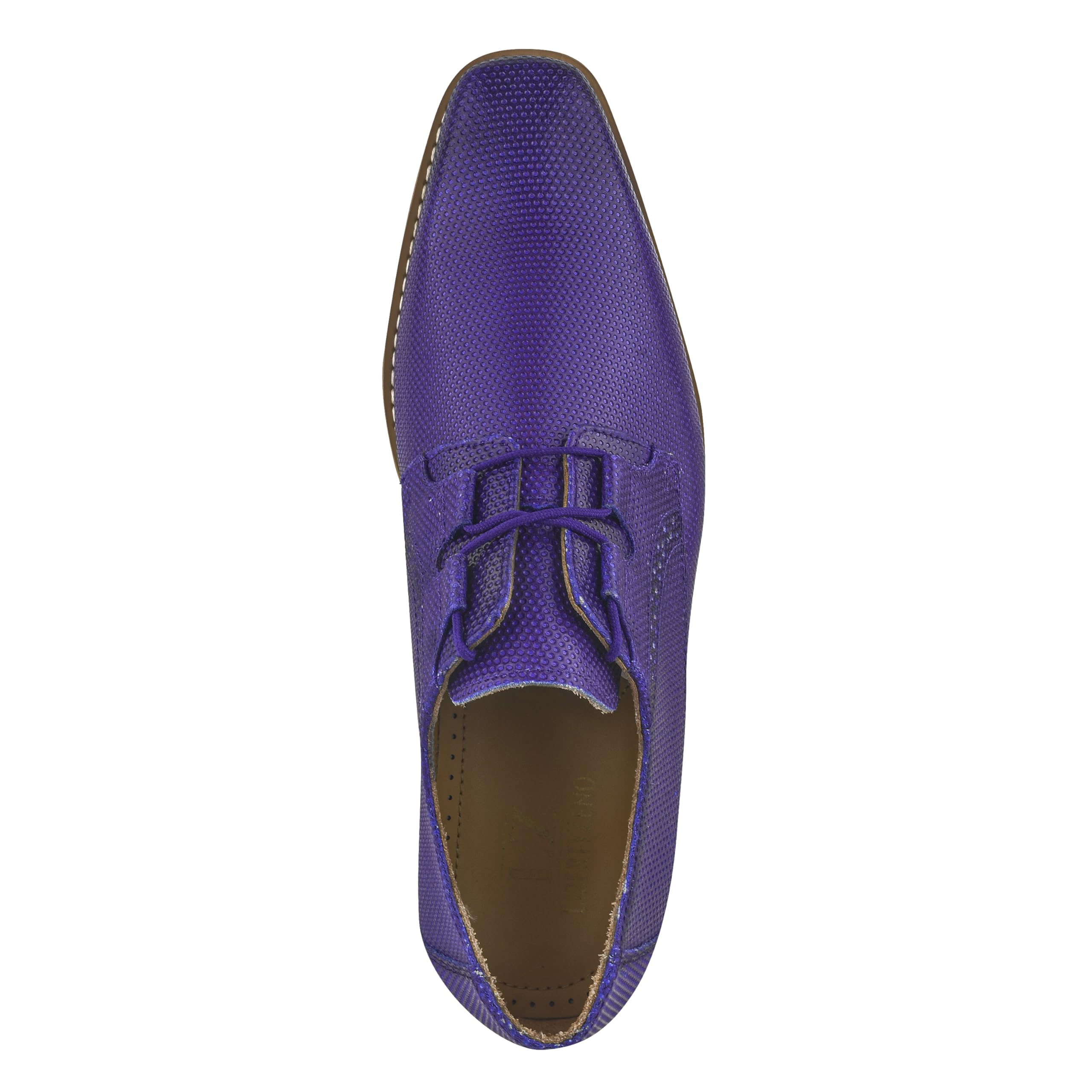 Premium Men's Genuine Leather Oxford Dress Shoes - Burnished Toe Lace-Up Formal Shoes for Business, Wedding & Office Wear - Comfortable & Stylish Men's Dress Footwear