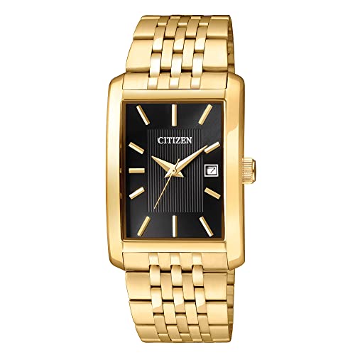 Gold Bracelet, Black Dial