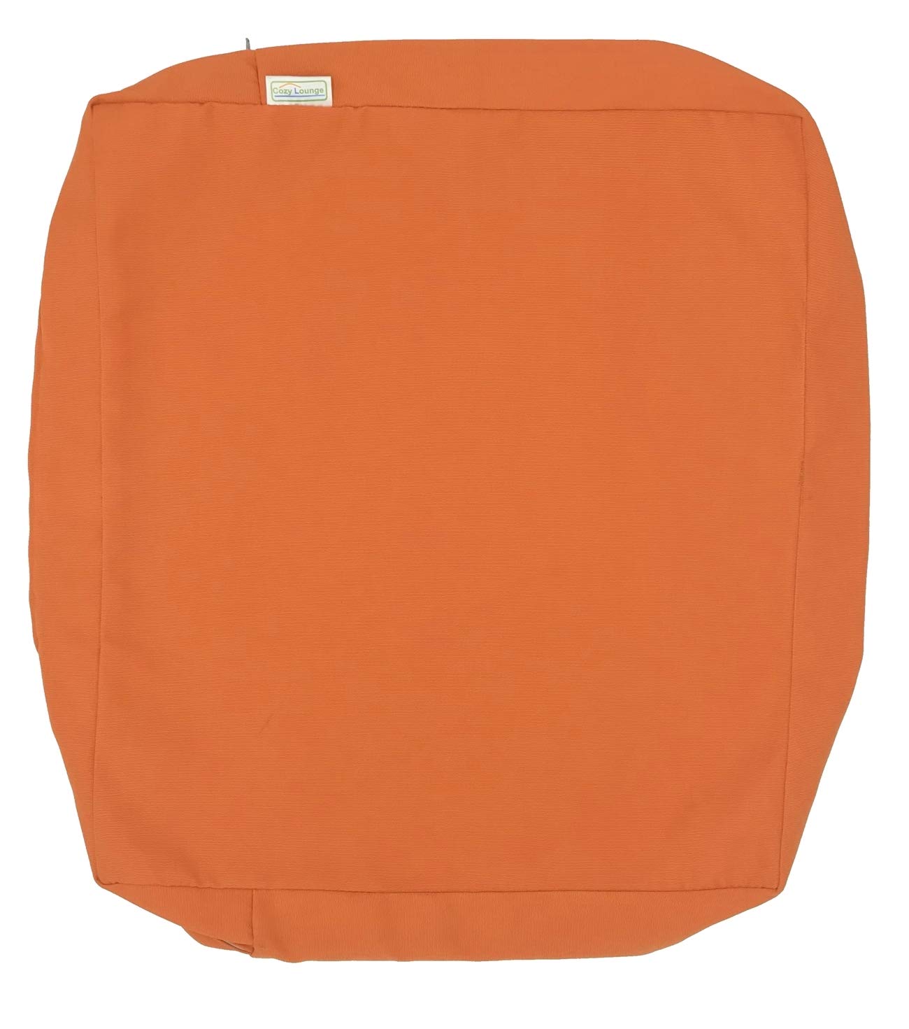 Waterproof UV-Resistant Patio Chair Cushion Cover - Indoor/Outdoor Use - Sunkissed Orange (20
