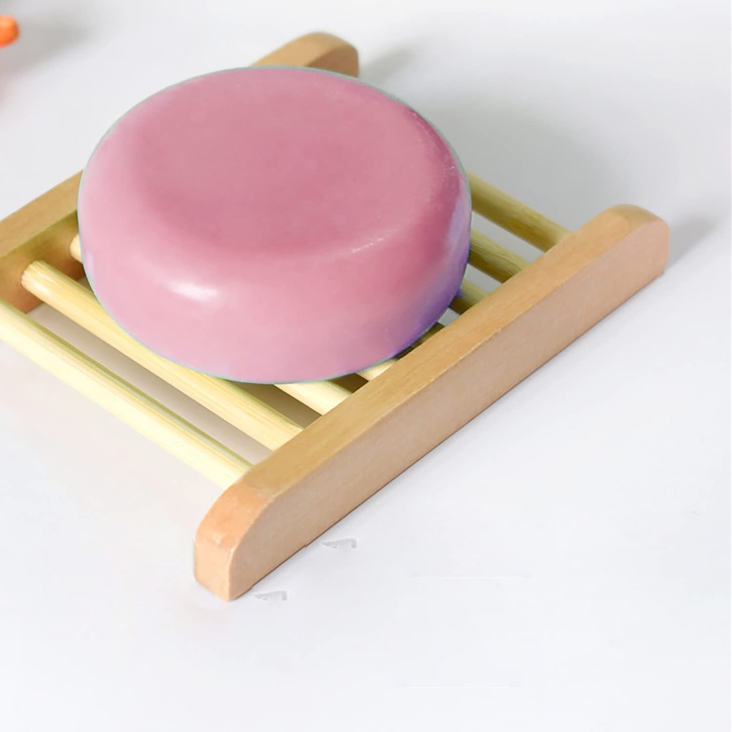 X-Haibei 2.5 Inch Round Corner Silicone Soap Mold - DIY Lotion Bar Making Supplies for Handmade Soap Crafting - Perfect for Home Spa, Bath Bomb & Candle Making Projects
