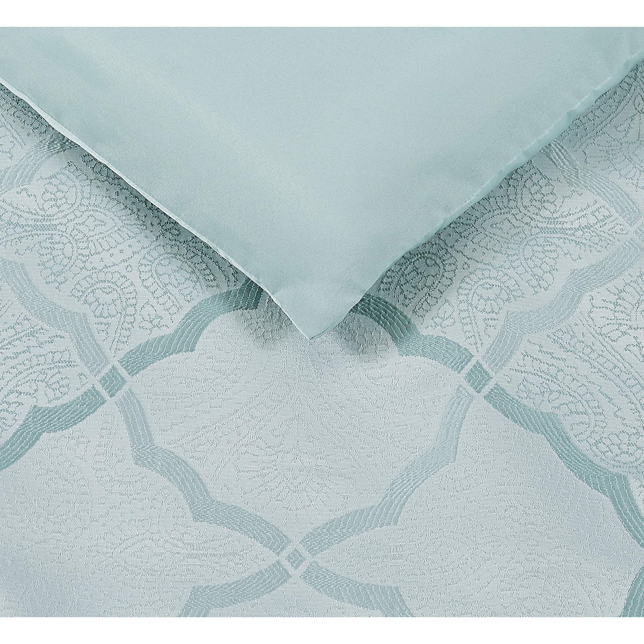 Roya Luxury 7-Piece Queen Size Comforter Set - Soft Bedding Collection for Master Bedroom & Guest Room Decor