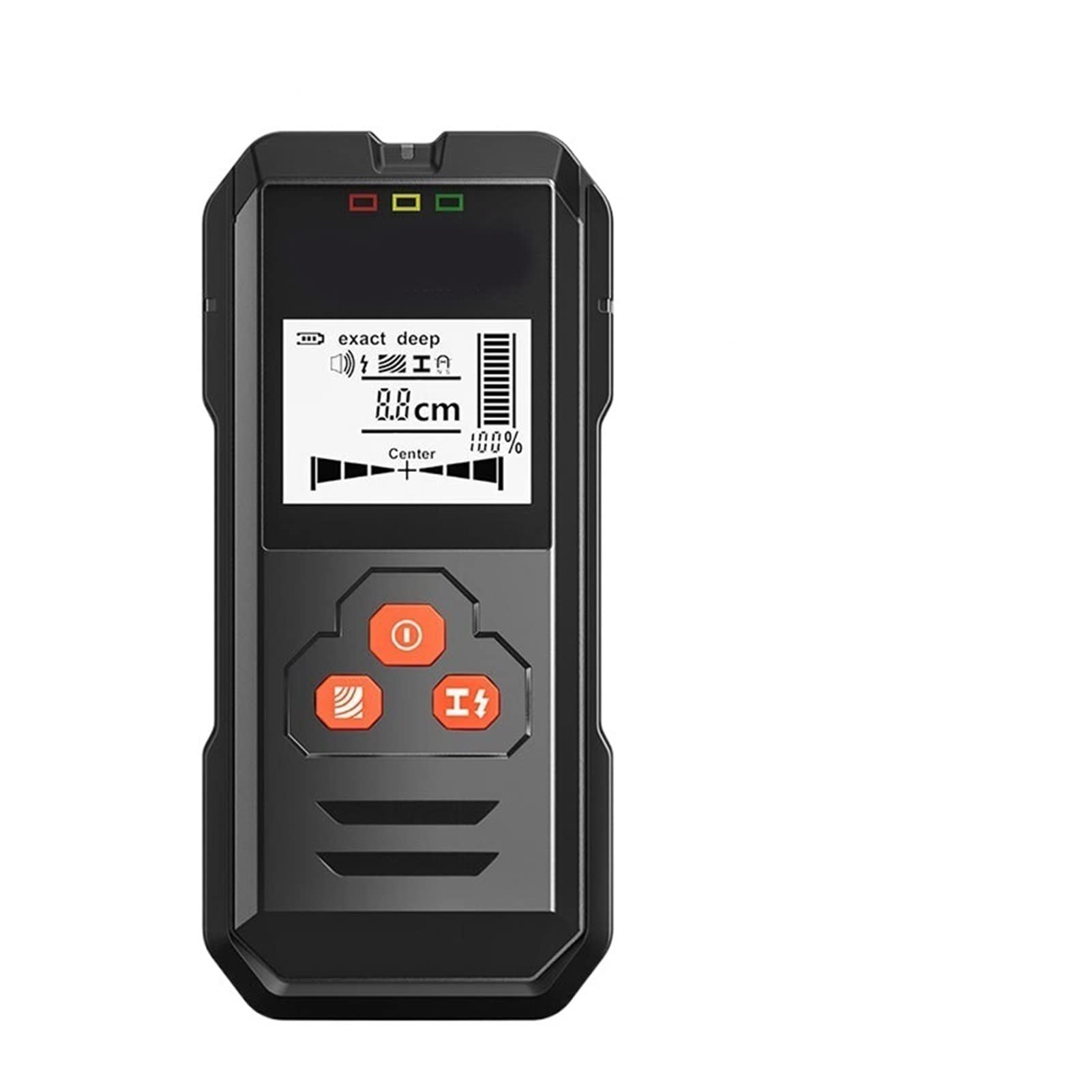 Professional Metal Detector for Adults - Digital Wall Scanner with LCD Screen, Wire Finder & Stud Detector, AC Voltage Tester for Home Improvement & DIY Projects - Perfect for Finding Pipes, Wires, and Wood Studs in Walls