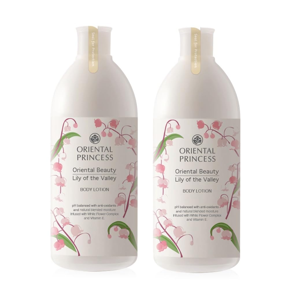 Oriental Princess Lily of the Valley Body Lotion & Cream Set - Moisturizing & Deodorizing for All Skin Types - Perfect for Daily Hydration, Gift Giving & Travel Essentials