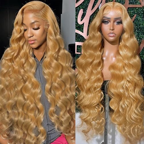 Honey Blonde Wig Human Hair
