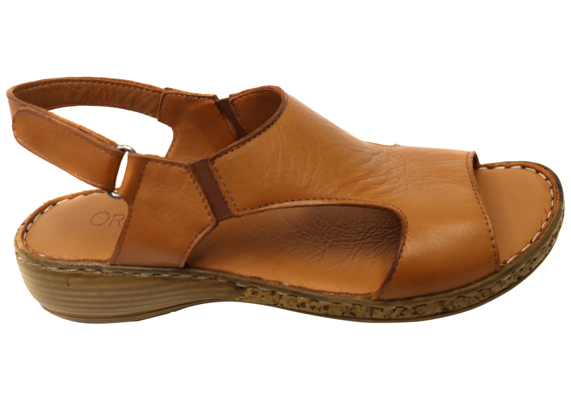 Orizonte Lumi Women's Comfortable European Leather Sandals - Stylish Summer Walking Shoes for Beach, Vacation & Casual Outings