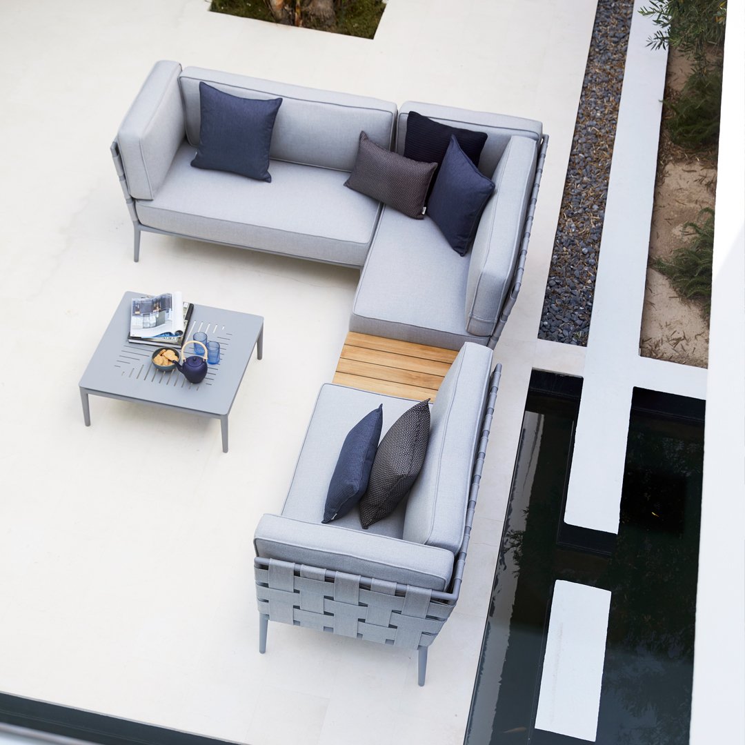 Premium Conic Outdoor Modular Sofa Set - Waterproof & UV Resistant Patio Furniture for Backyard, Garden, Poolside - Comfortable Sectional Couch with Adjustable Configurations