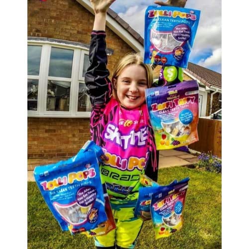 Zollipops Sugar-Free Clean Teeth Lollipops - 8oz Assorted Flavors | Anti-Cavity, Vegan, Keto-Friendly Candy for Kids & Diabetics | Promotes Healthy Smile - Perfect for School Snacks, Birthday Parties & Dental Care Rewards