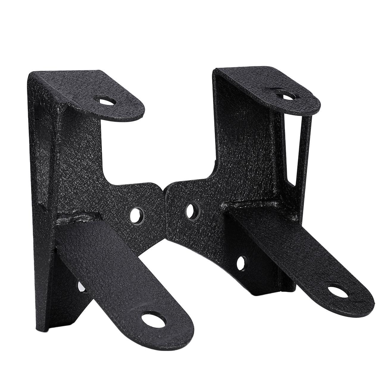 2-Piece Dual A Pillar Pods Light Mounting Brackets for Jeep Wrangler JK (2007-2017) - Windshield Installation, Off-Road Lighting Accessories for Enhanced Visibility & Style