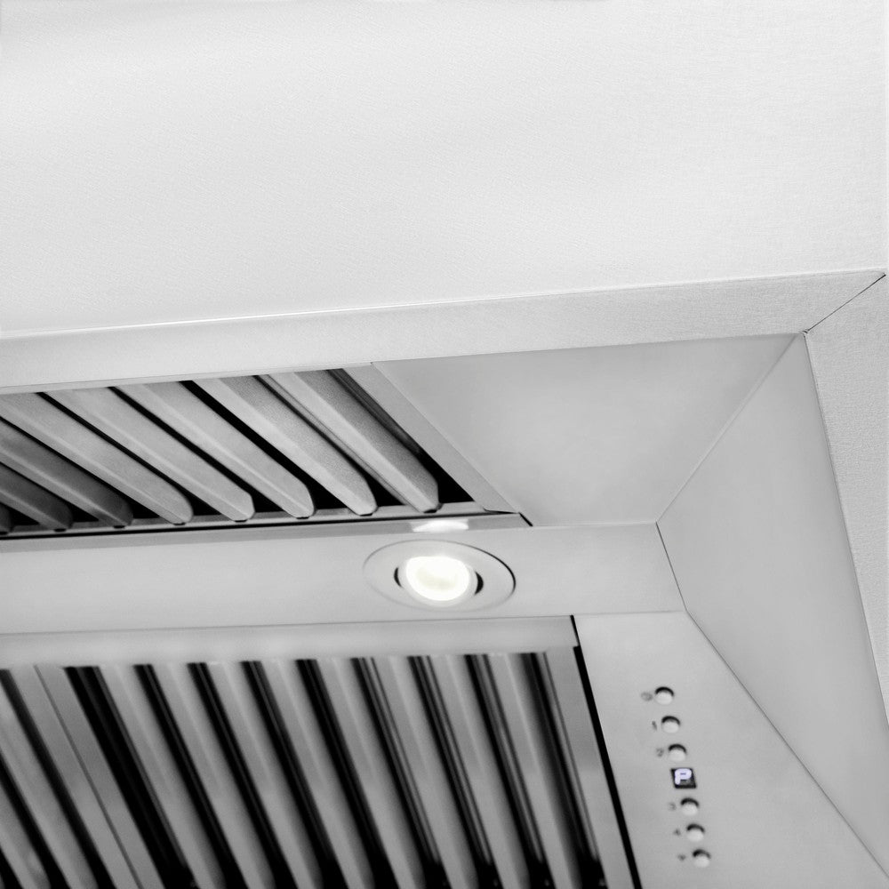 ZLINE 48 Inch Professional Kitchen Package - Stainless Steel Dual Fuel Range & Convertible Vent Hood | Perfect for Home Chefs & Modern Kitchens