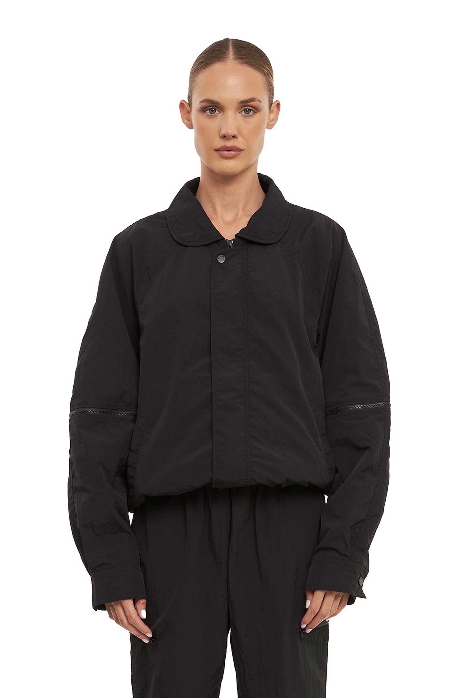 THE JACKSON BLACK BOMBER Jacket - Stylish Men's Leather Bomber Jacket for Motorcycle Riding & Casual Wear | Perfect for Bikers, Fashion Enthusiasts & Outdoor Adventures