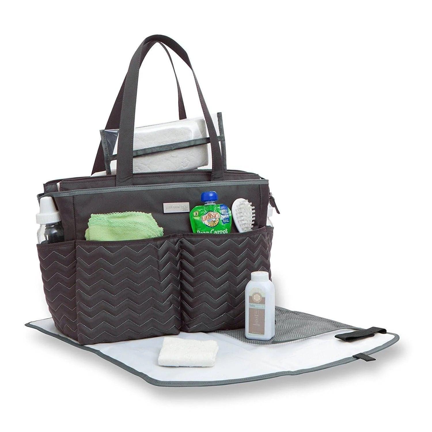 Carter's Large Tote Diaper Bag for Baby Essentials - Spacious & Stylish Baby Shower Gift for Moms - Perfect for Travel, Daycare & Outings