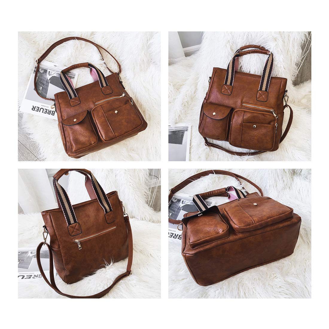 Stylish Women's Large Capacity Shoulder Bag - Fashion Tote, Messenger & Crossbody Purse for Work, Travel & Daily Use