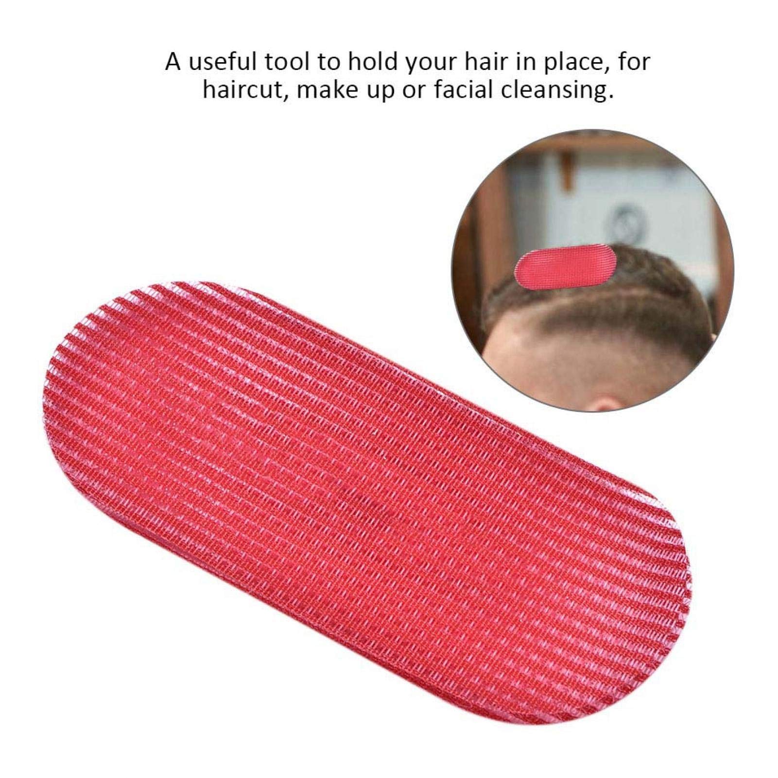 Non-Slip Hair Grippers & Fringe Holders - Red Hair Stickers for Men & Women - Secure Hair Pads for Home, Gym, and Outdoor Activities