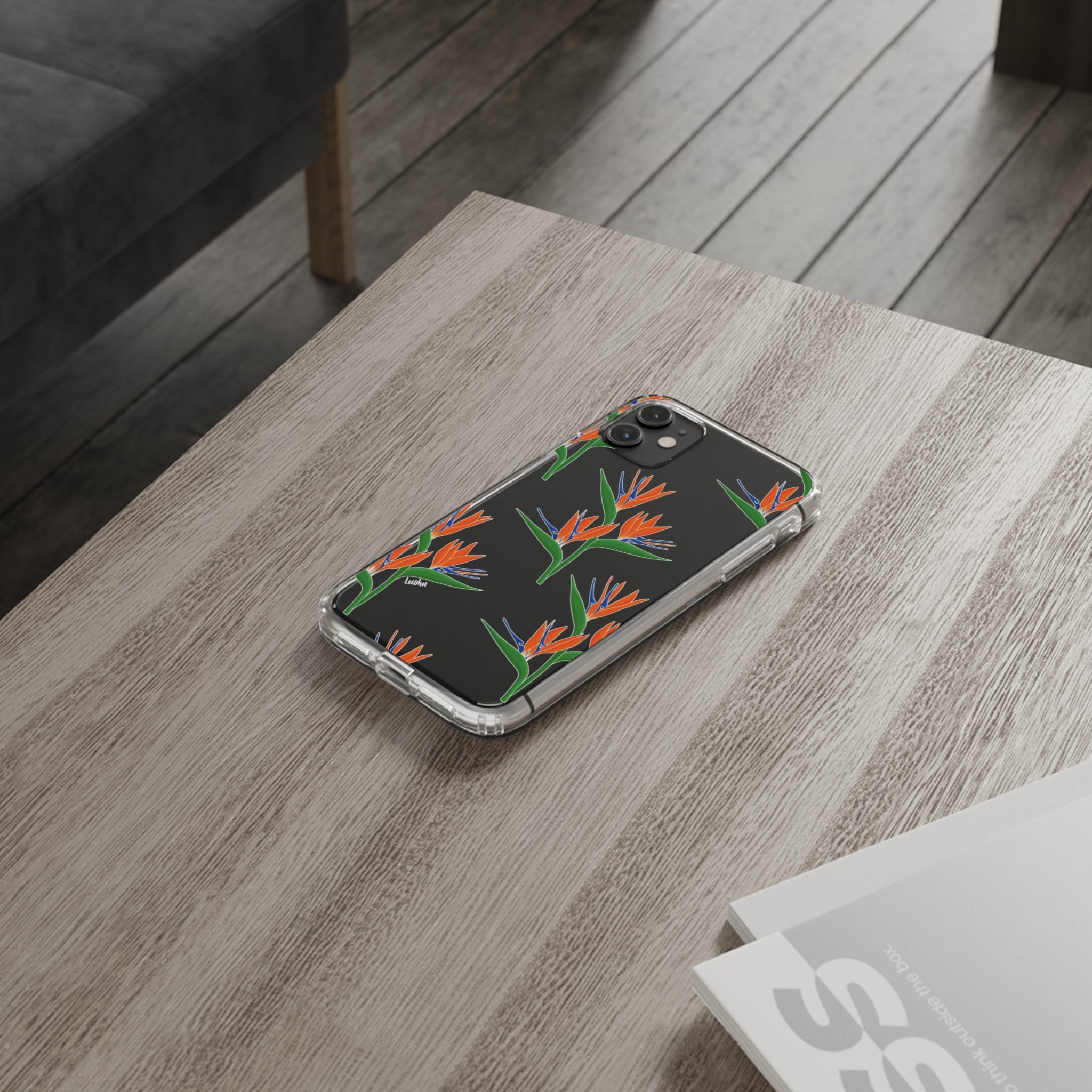 Bird of Paradise Clear Phone Case - Durable Protective Cover for iPhone & Samsung - Perfect for Nature Lovers & Tropical Style