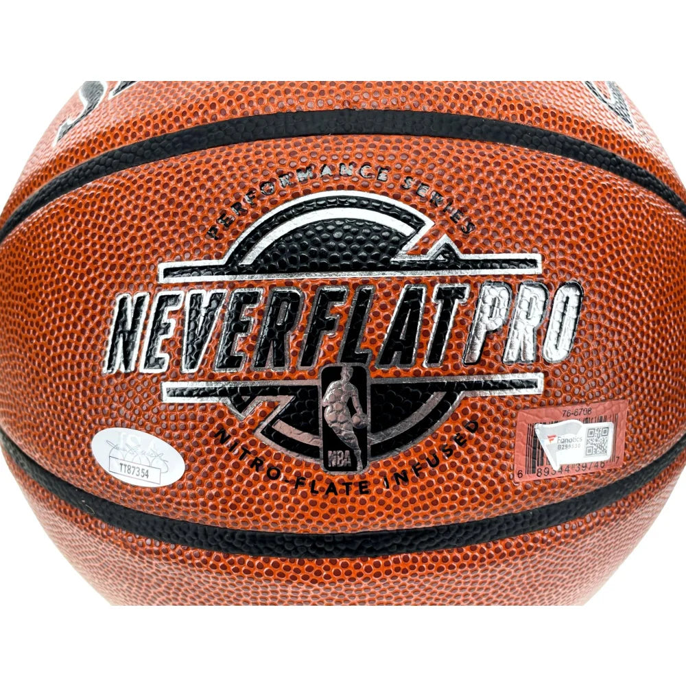 Kareem Abdul-Jabbar Autographed NBA Basketball - JSA Certified COA - Signed LA Lakers & Milwaukee Bucks Memorabilia - Perfect for Sports Collectors, Man Cave Decor, and Gift for Basketball Fans