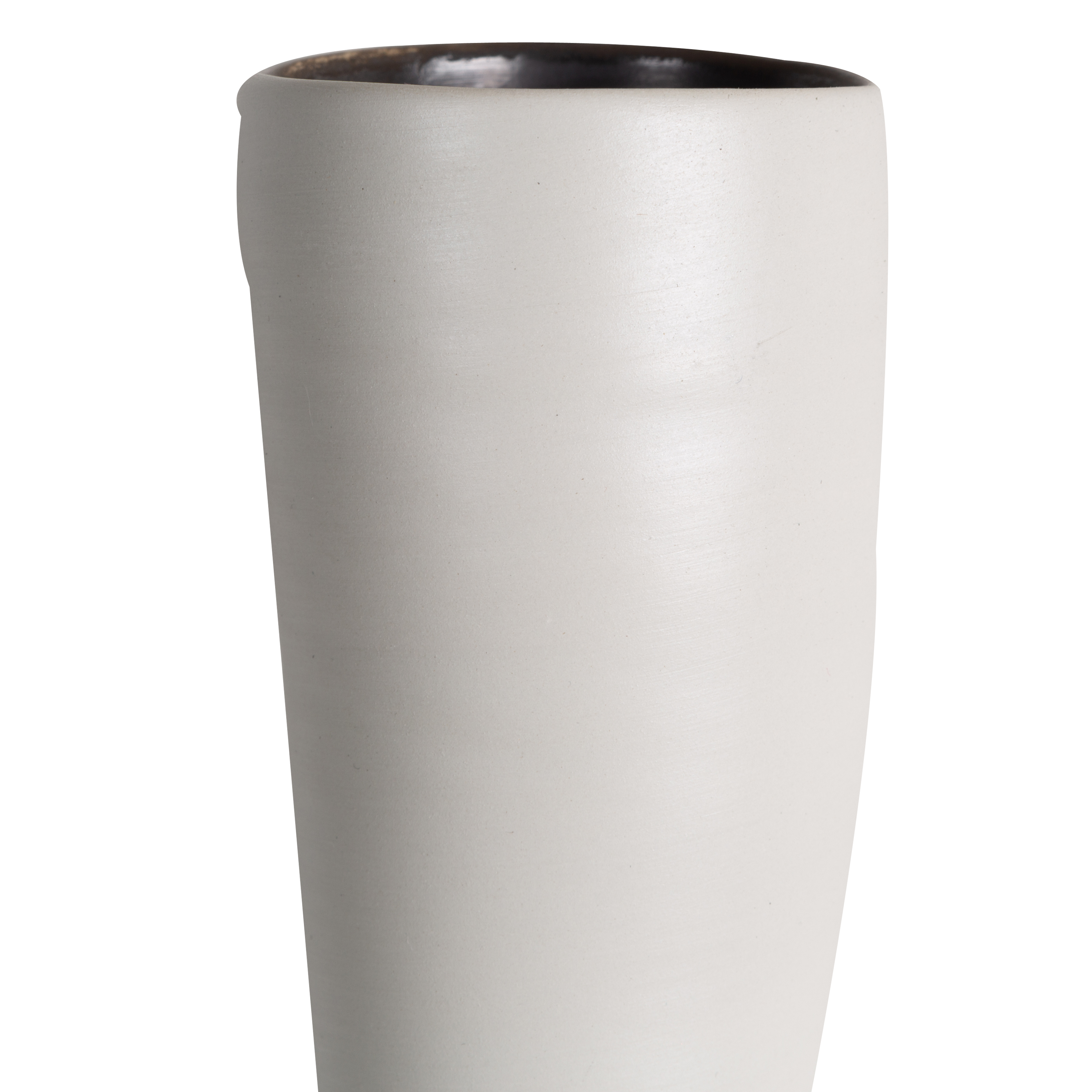 Elegant Linen Flute Vase - 24 Inch Tall Home Decor for Living Room, Dining Table, and Wedding Centerpieces