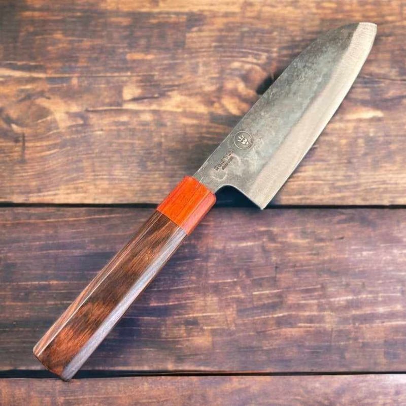 Premium Dao Vua V3 52100 Carbon Steel 165mm Santoku Knife - Japanese Style Chef Knife for Slicing, Dicing & Chopping - Perfect for Home Kitchen & Professional Chefs