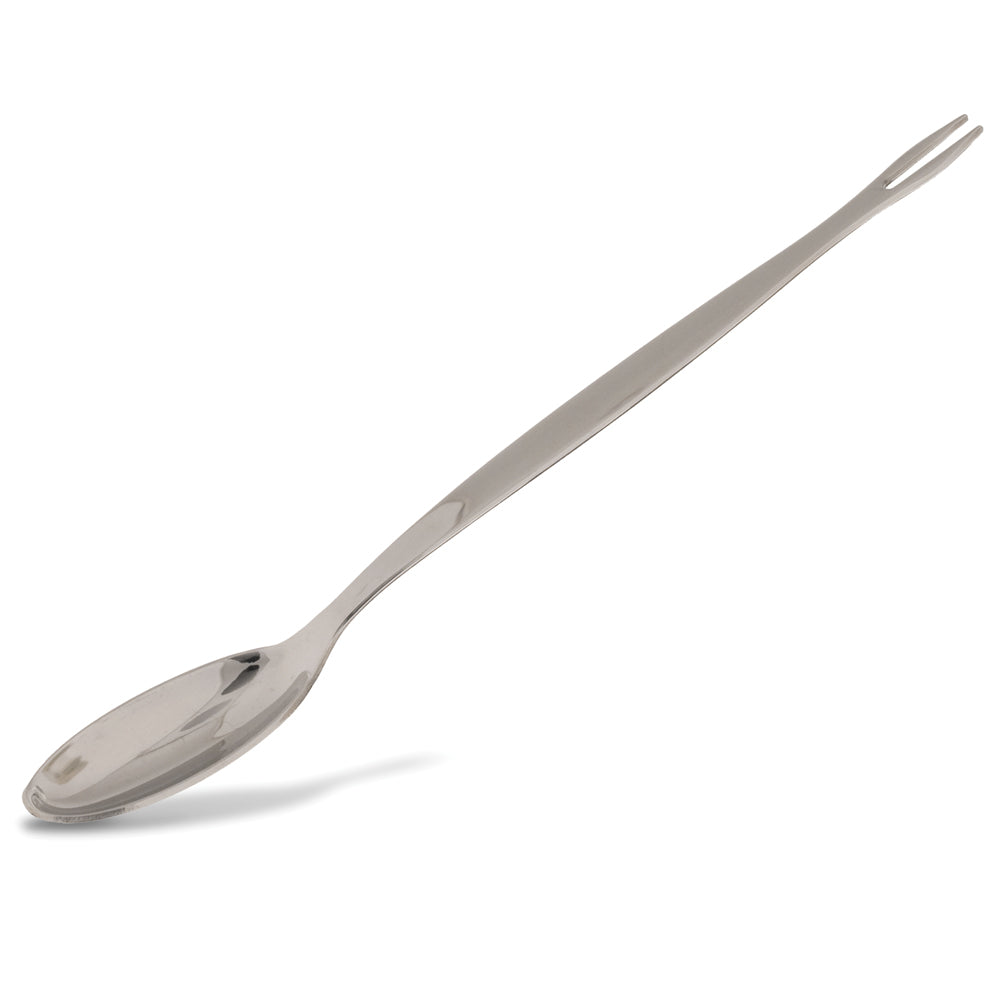 Premium Stainless Steel Marrow Spoon & Fork Set - Heavy Duty Kitchen Utensil for Bone Marrow, Avocado, Melon - Perfect for Cooking, BBQ, Camping & Gourmet Dining