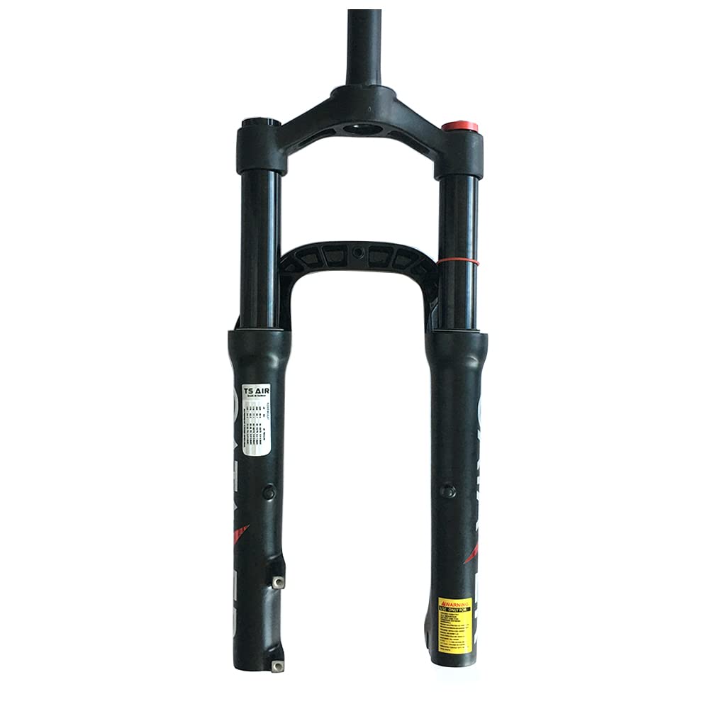 20 Inch Snow Bike Air Fork - 135mm Suspension Fork for Beach & Snow Bikes with 4.0