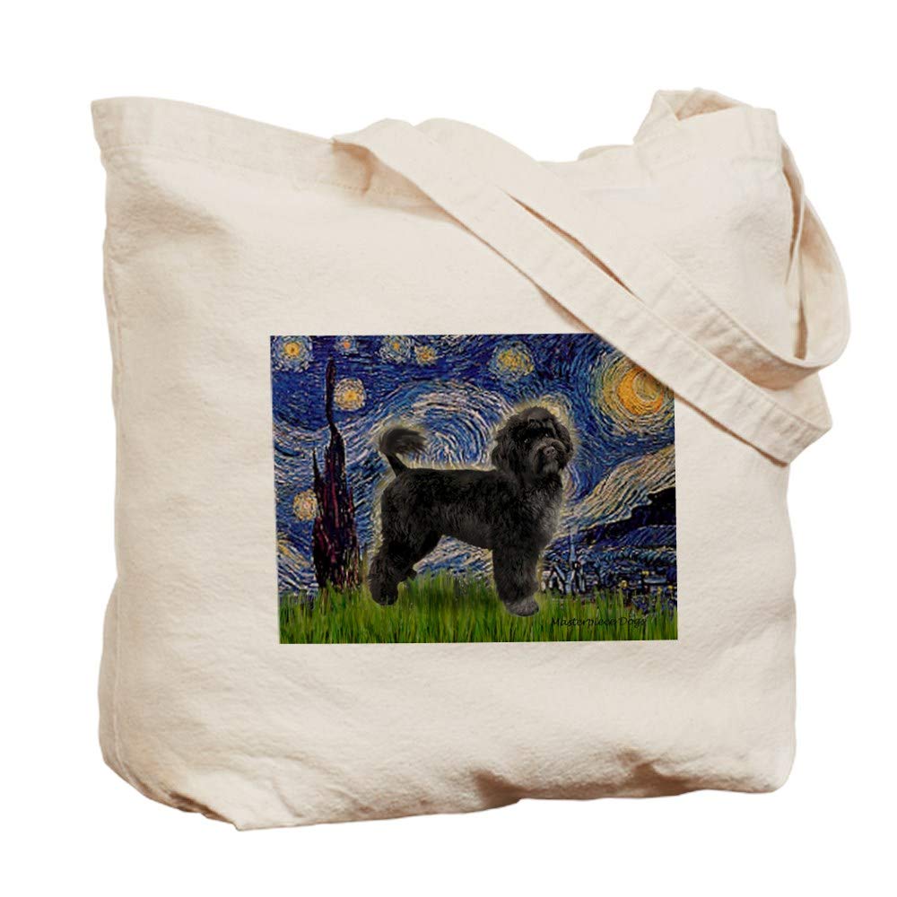 Starry Night Van Gogh Tote Bag - Natural Canvas Reusable Shopping Bag for Groceries, Beach & Everyday Use | Eco-Friendly & Durable
