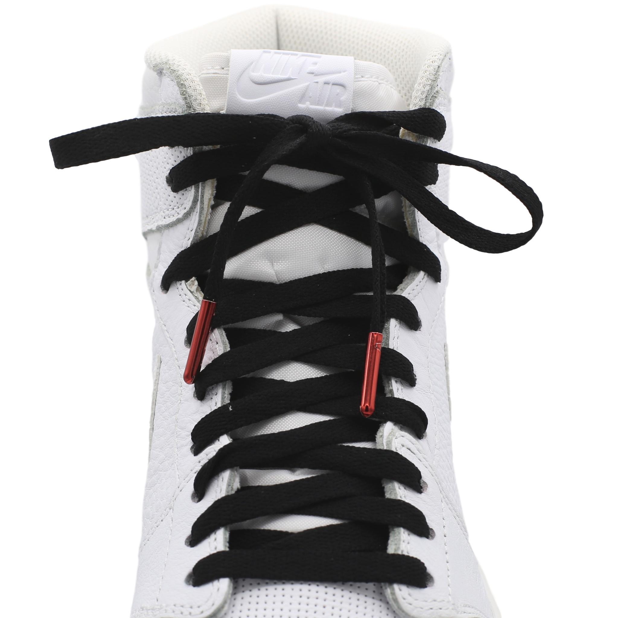 Premium Jordan Replacement Shoelaces with Metal Tips - Durable & Stylish for Sneakers, Basketball & Casual Wear