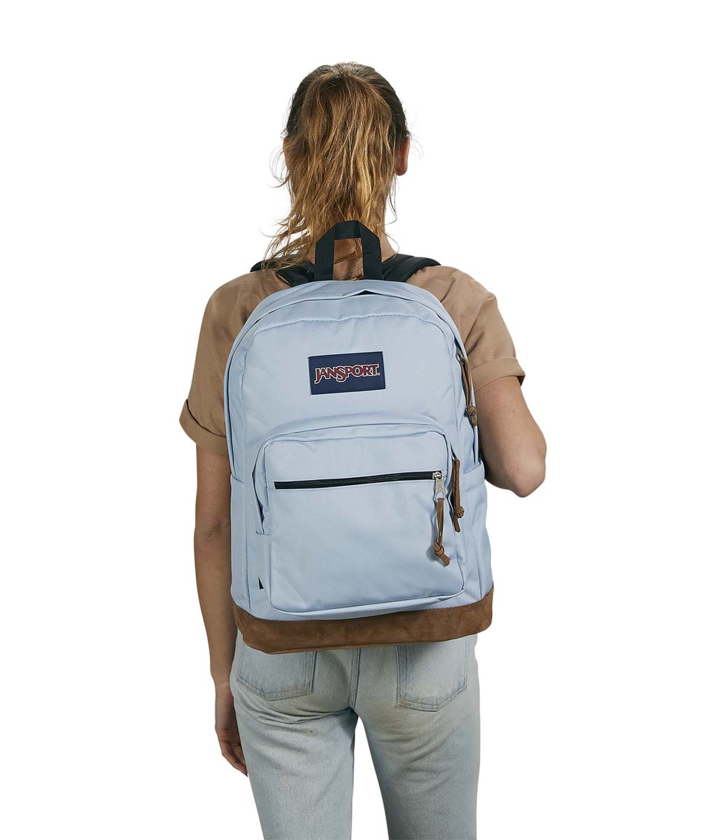 JanSport Right Pack Backpack - Lightweight Durable School & Travel Backpack for Students & Commuters - Blue Dusk Color - Perfect for College, Hiking & Everyday Use