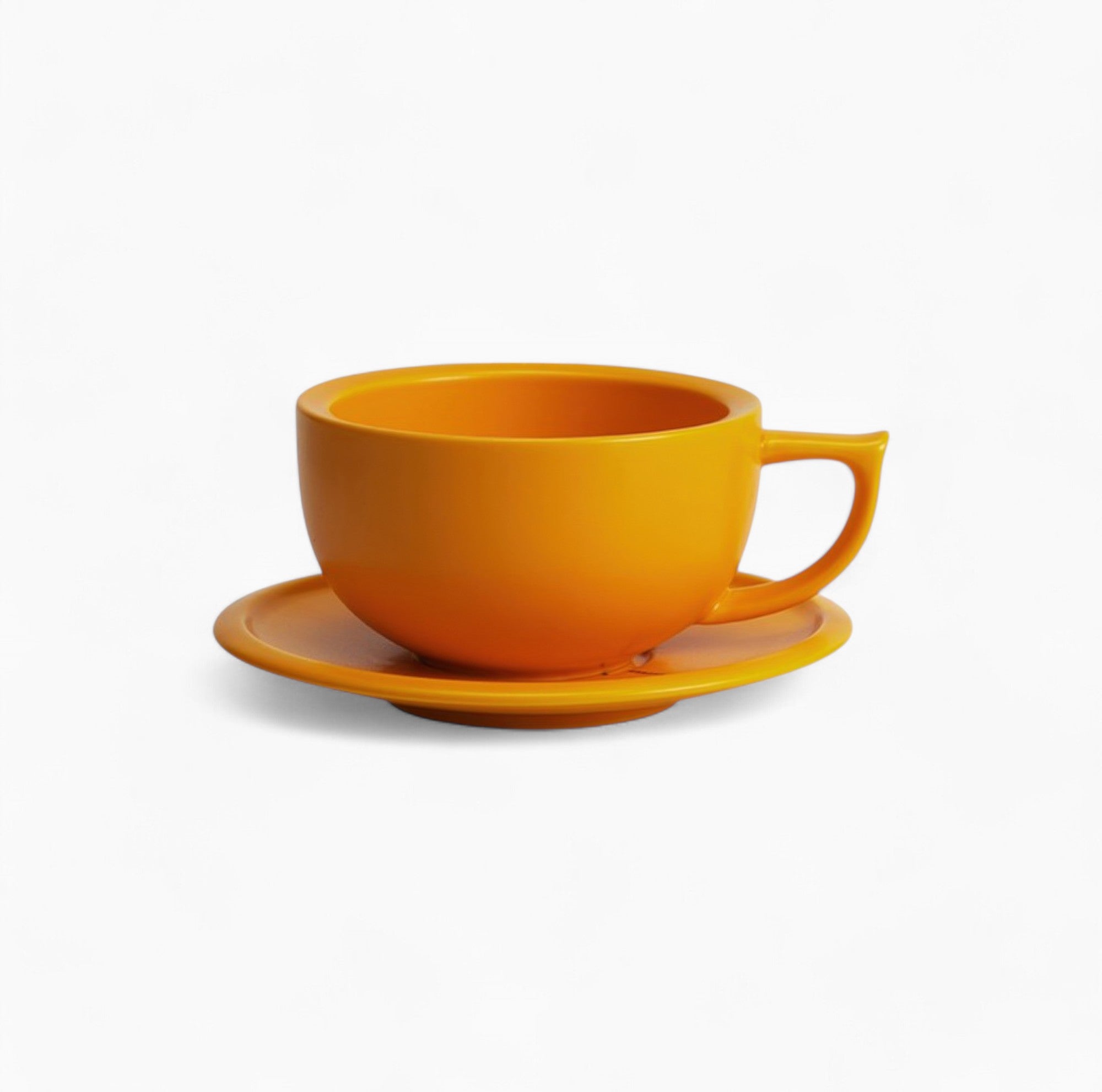 Premium Embossed Ceramic Latte Cup 280ml - Handcrafted Coffee Mug with Elegant Design - Perfect for Home, Café & Gifts - MUVNA