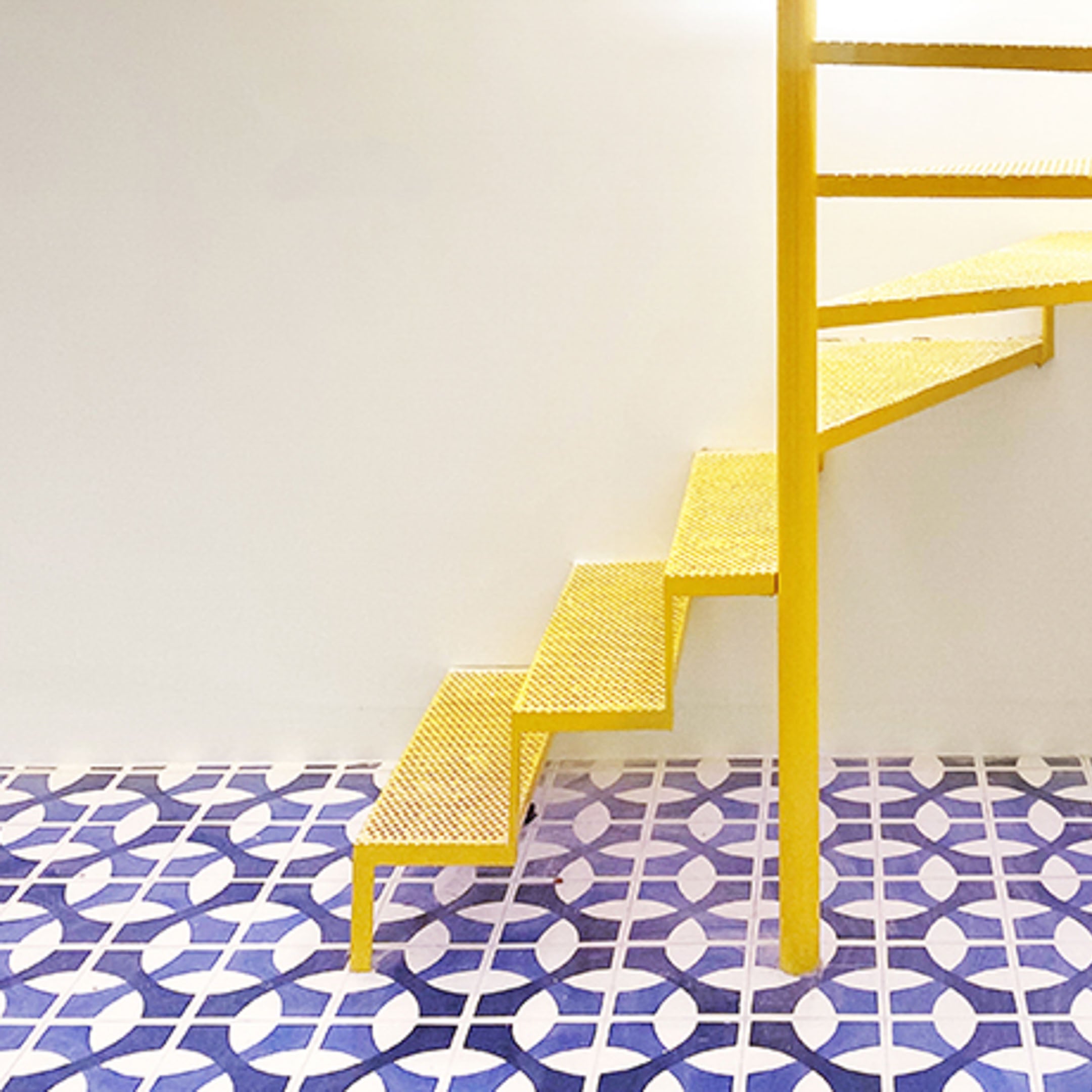 Vita Sole 03 Spanish Encaustic Cement Tiles - Handmade Orange County Terracotta Floor & Wall Tiles for Kitchen, Bathroom, Patio & Outdoor Decor