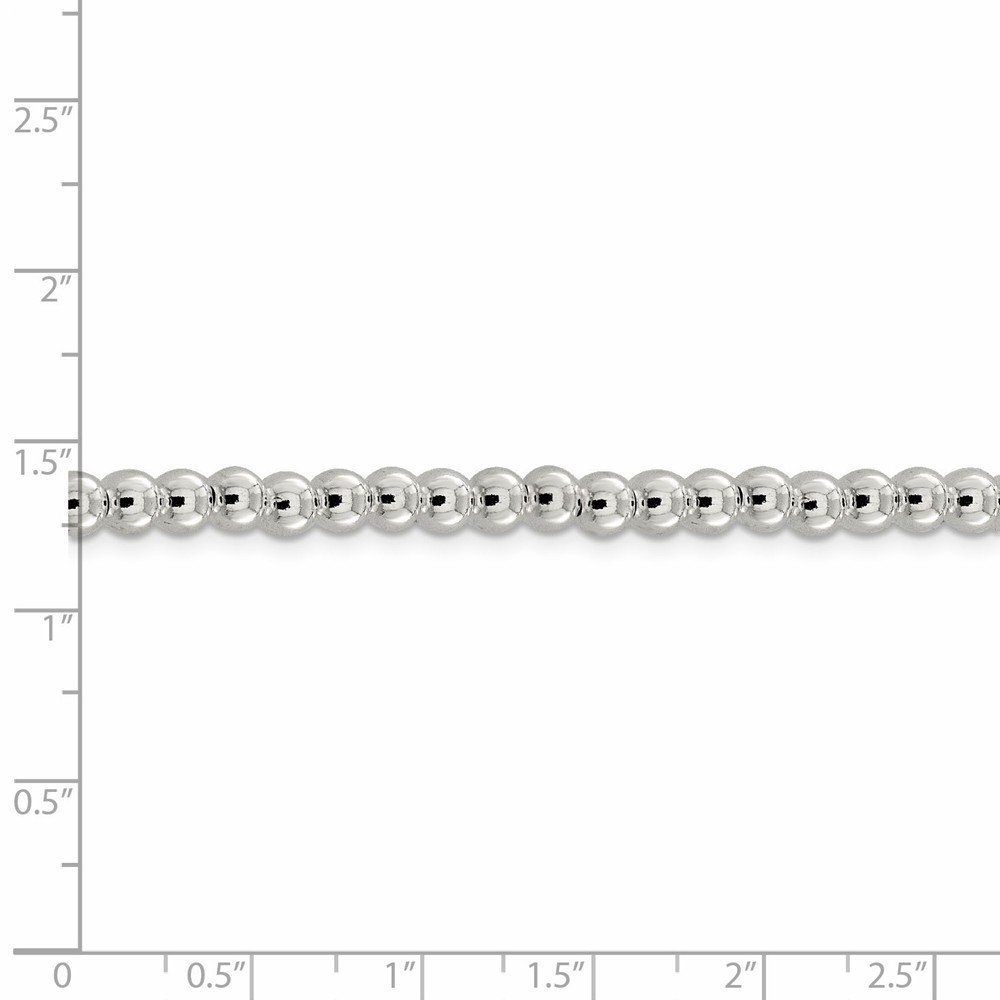 925 Sterling Silver 5mm Beaded Box Chain Necklace with Lobster Clasp - Elegant Dainty Jewelry for Women, Gift for Her, Perfect for Everyday Wear, Date Night & Special Occasions