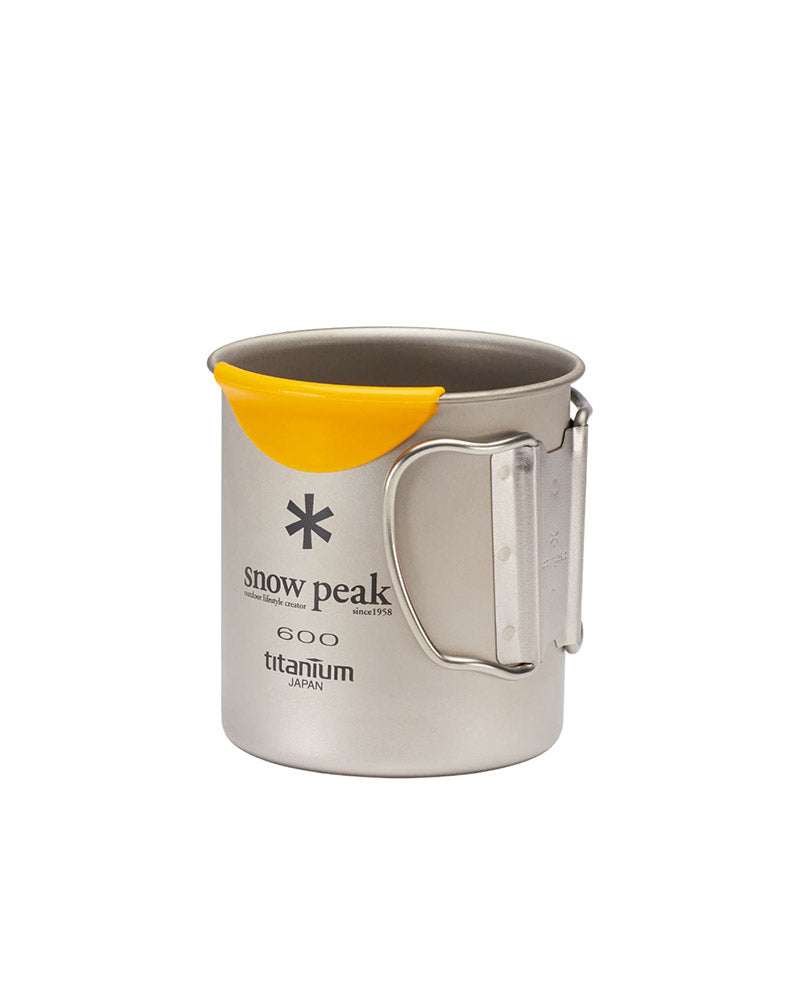 HotLips Titanium 600 Mug - Insulated Travel Coffee Cup for Hot & Cold Drinks - Perfect for Camping, Office & Outdoor Adventures