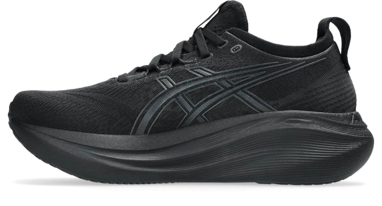 ASICS Women's Gel-Nimbus 27 Running Shoes - Black/Graphite Grey | Cushioned Support for Long Distance Running & Gym Workouts