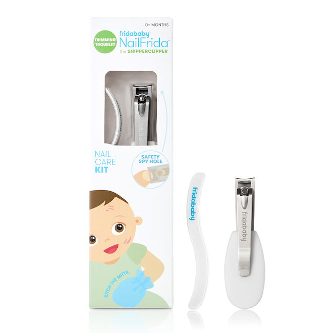 Fridababy NailFrida The Snipper Clipper Set - Baby Nail Trimmer Kit with Safety Guard | Safe & Easy Newborn Nail Care | Perfect for Infant Grooming at Home or Travel
