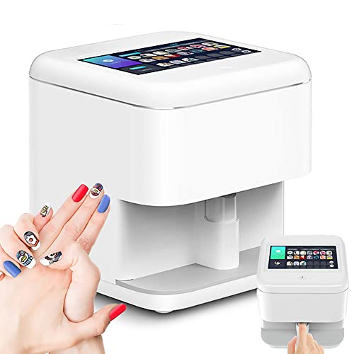 3D Smart Nail Art Printer - Automatic DIY Nail Printing Machine with 1024x600 HD Display & AI Nail Recognition, WiFi Enabled for Home & Salon Use | Perfect for Nail Artists, DIY Enthusiasts & Professional Manicures