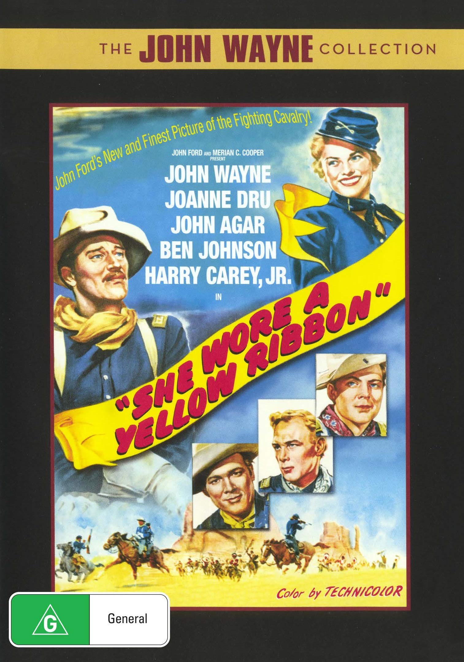 She Wore A Yellow Ribbon - Classic Western Movie DVD - Perfect for Western Film Lovers & Collectors