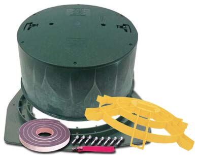 Polylok 24 Inch Septic Tank Riser Kit - 14 Inch Tall - Durable Wastewater System Extension for Easy Maintenance & Access | Perfect for Underground Septic Tank Installation & Repair