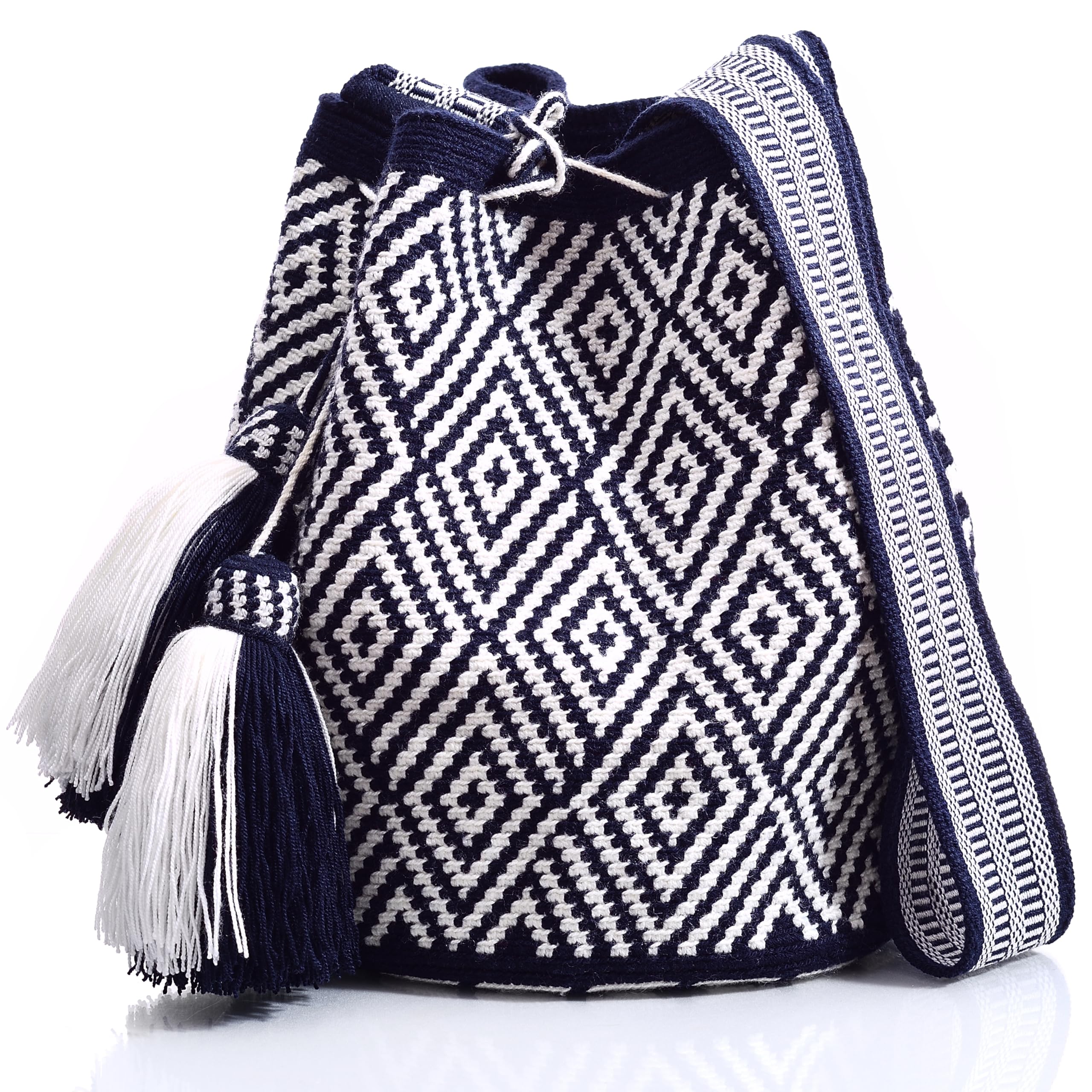 Stylish WYOU Designer Collection Hobo Bag - Handmade Wayuu Crochet Large Tote for Women | Perfect for Beach, Travel & Everyday Use