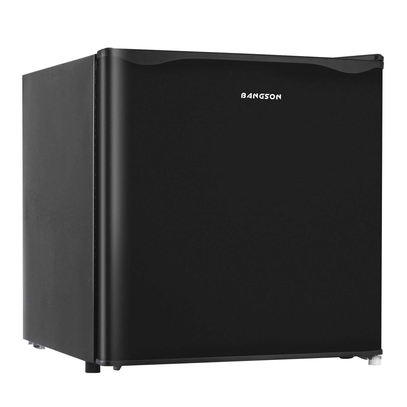 BANGSON 1.6 Cu.Ft Mini Fridge with Freezer - Energy Efficient, Ultra Quiet Compact Refrigerator for Office, Apartment, Dorm & Bedroom - Perfect for Storing Drinks, Snacks and Small Food Items