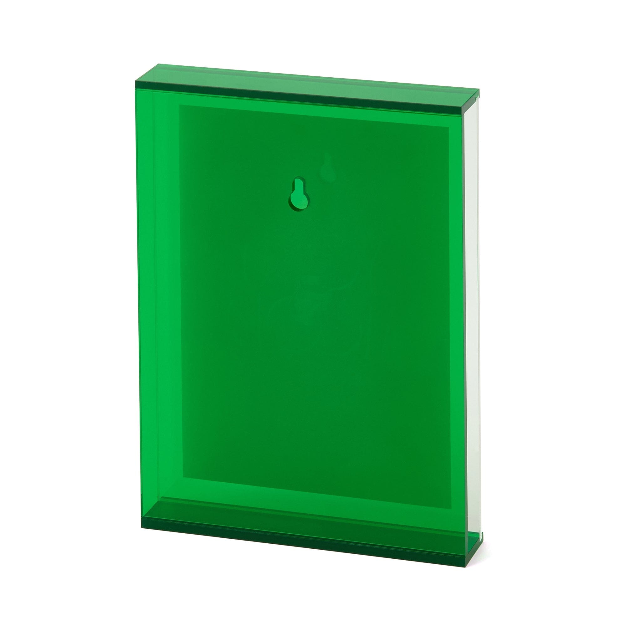 Vibrant Green Acrylic Display Frame Box - Large Size for Home Decor, Office Organization & Gift Packaging
