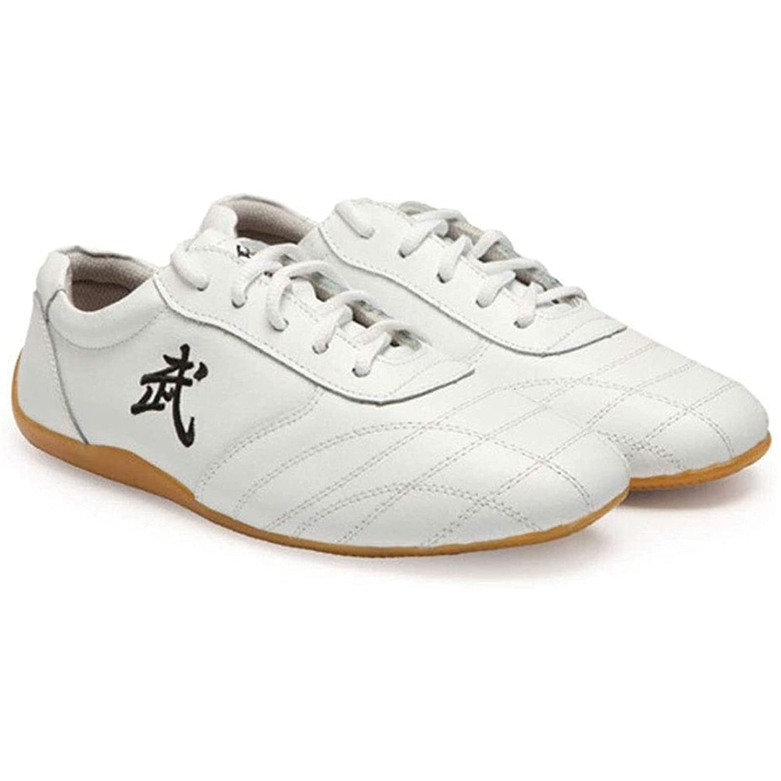 Premium Taekwondo Shoes for Martial Arts Training - White Karate Kung Fu Boxing Footwear Size 45EU - Ideal for Taekwondo, Karate, Kung Fu & Fitness Training