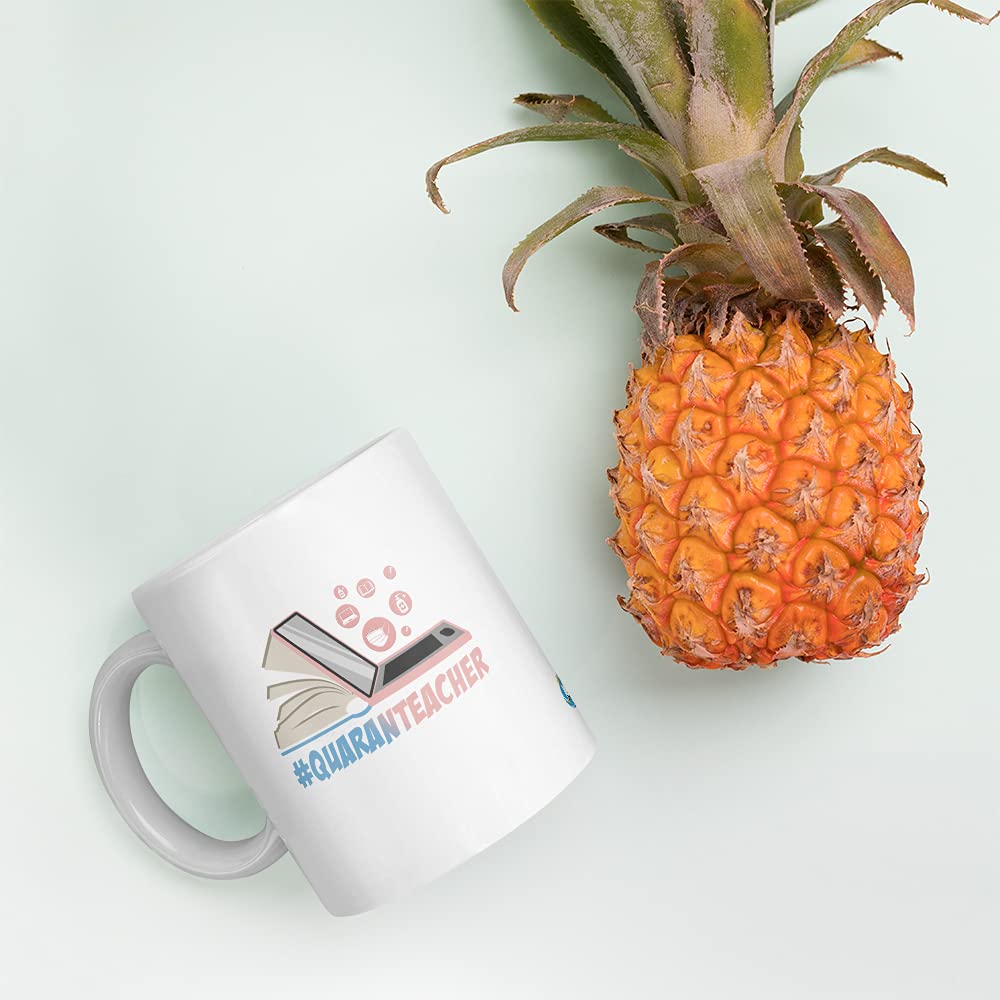 Funny Quaranteacher Back to School Coffee Mug - Perfect First Day Gift for Teachers, Students & Homeschool Moms - Great for Classroom, Home Office & Virtual Learning