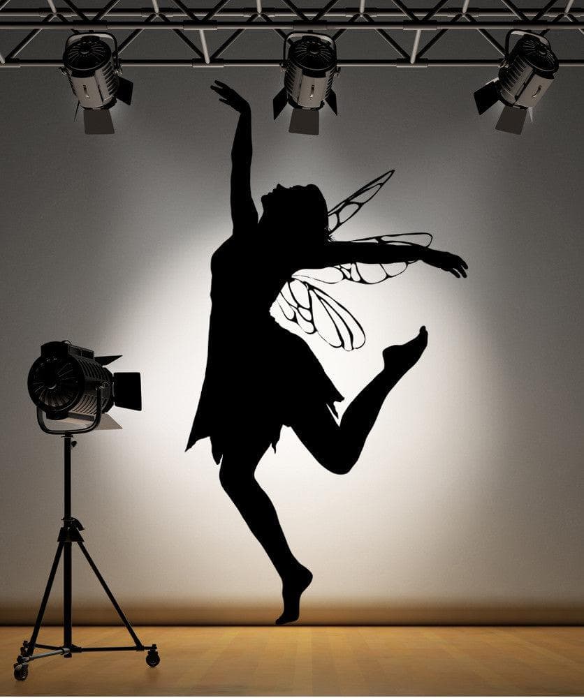 Vinyl Wall Decal Sticker - Dancing Fairy Design #AC167 - Perfect for Nursery, Bedroom & Home Decor