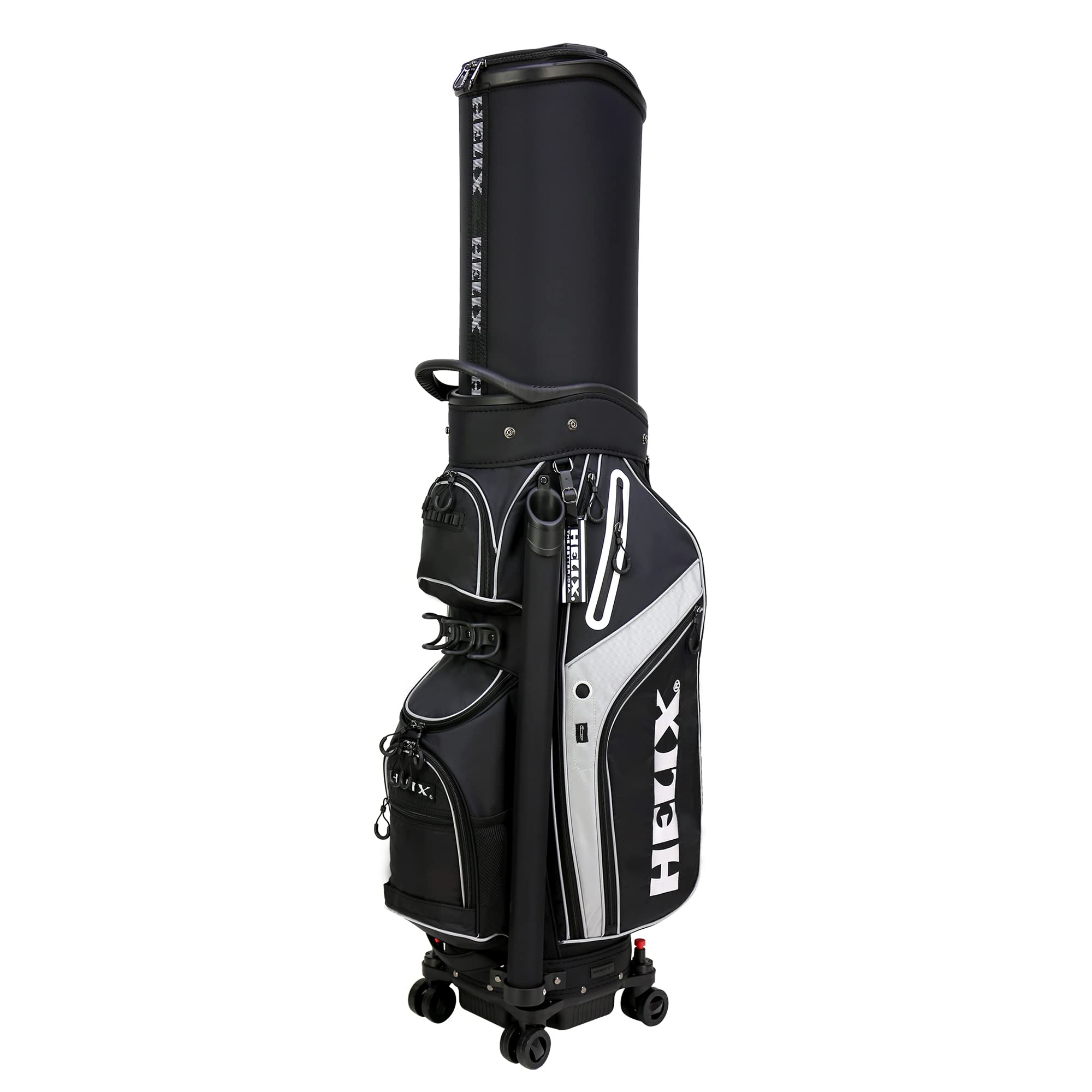 HELIX Golf Bag with Wheels - Retractable Travel Golf Bag, Durable Golf Course Travel Cover for Men & Women | Perfect for Air Travel, Golf Vacations & Club Storage
