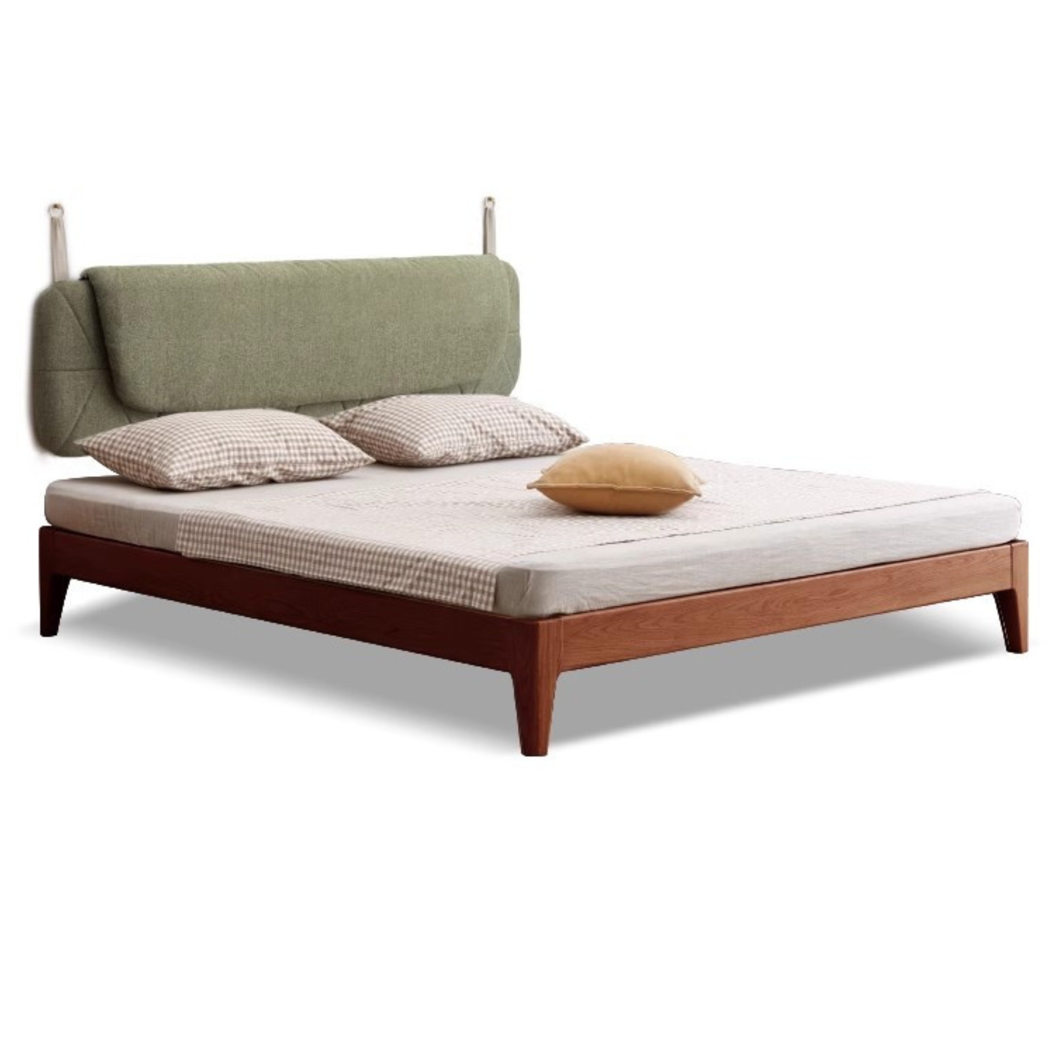 Modern Minimalist Oak Solid Wood Tatami Bed - Japanese Style Platform Bed Frame for Small Spaces, Guest Rooms & Zen Bedrooms