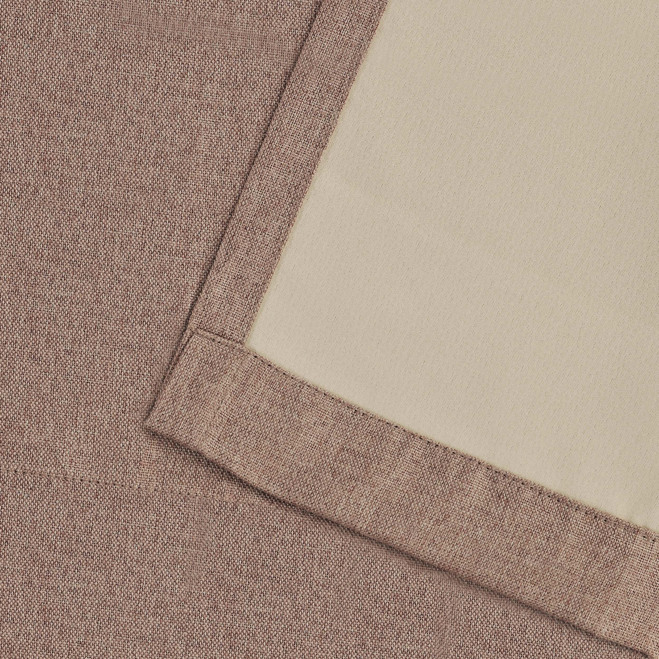 Premium Linen Pattern Blackout Curtains Set - Washable Room Darkening Window Treatments for Bedroom & Living Room - Noise Reducing & Energy Efficient Home Decor
