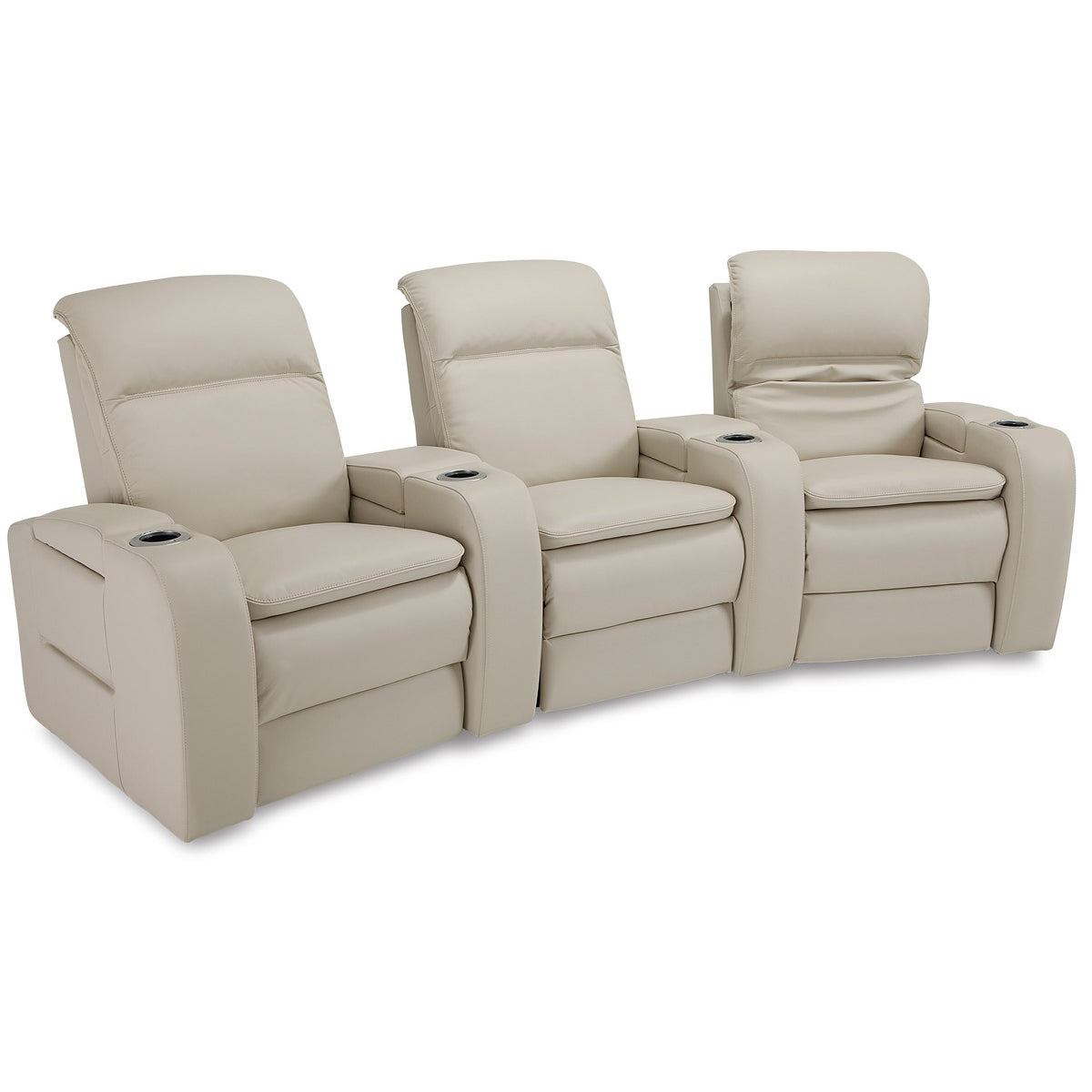 Premium Palliser Custom Power Home Theater Seating with Adjustable Headrest & Lumbar Support - Vertex Series | Reclining Leather Theater Chairs for Movie Nights & Gaming Setup