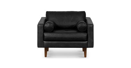 Premium Napa Lounge Chair - Modern Comfortable Recliner for Living Room, Bedroom & Office - Ergonomic Design for Relaxation & Reading