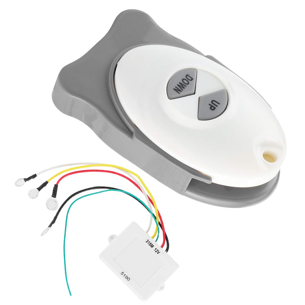 Acouto 12V Anchor Remote Switch - Wireless Anchor Switch Receiver & Sail Trim Controller for Marine Boats | Perfect for Sailboats, Yachts, and Fishing Boats