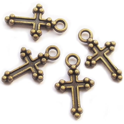 Tiny brass cross