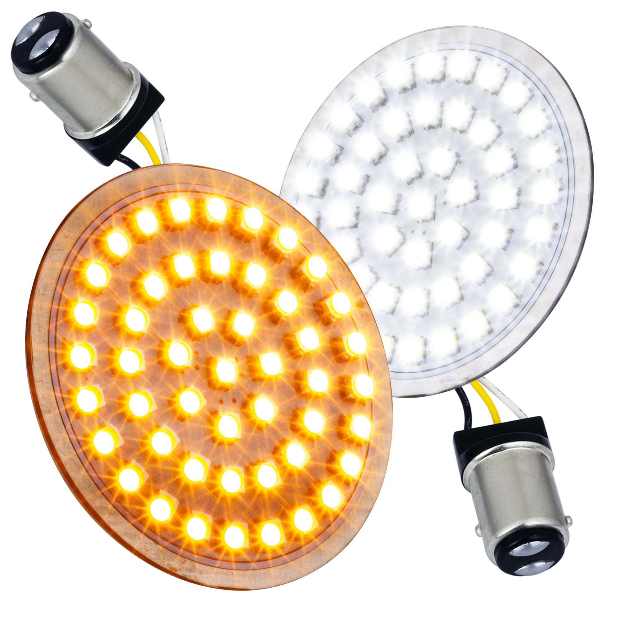 Premium LED Front Turn Signals for Harley Davidson - Eagle Lights Gen II with Full Running Light - Enhance Visibility & Safety for Night Riding & Urban Commuting